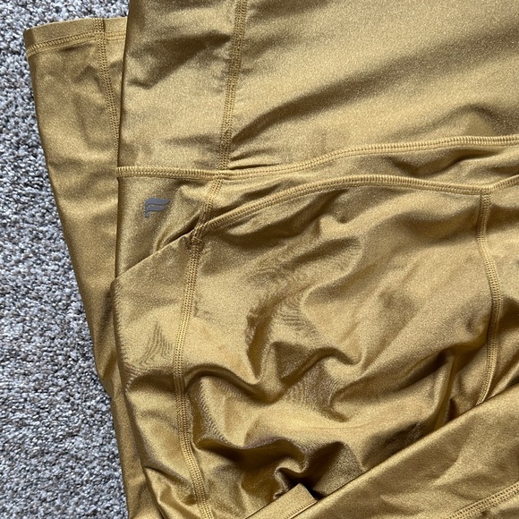 Fabletics Gold Leggings - Picture 2 of 3